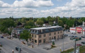 Downtown Whitchurch-Stouffville Ontario Main Street showing growth and multiplex potential. Property Management in Whitchurch-Stouffville/