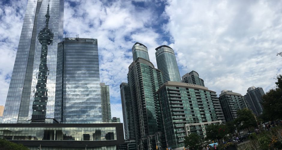 Oakville purpose-built rental launch modern low-rise against suburban skyline